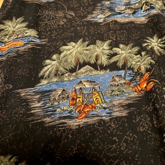 Beach Design Button Down Shirt - Picture 13 of 13